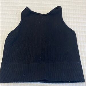 Hollister Black Ribbed Women's Tank Top